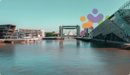 Picture shows a scenic image of Hull, with a logo and the Humber and North Yorkshire Health and Care Partnership.