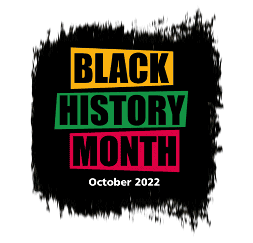 Black History Month October 2022 logo
