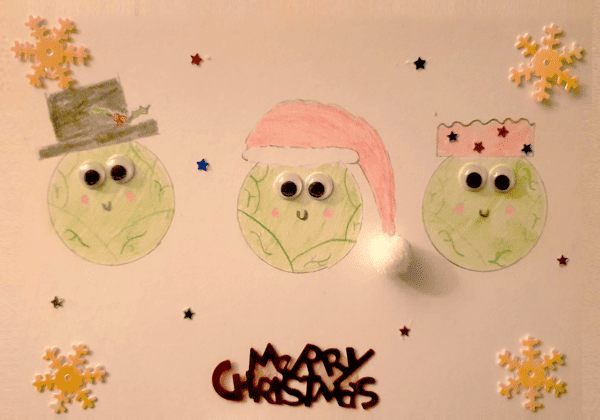 Christmas card designed by Lola aged 11 for Humber and North Yorkshire Health and Care Partnership.