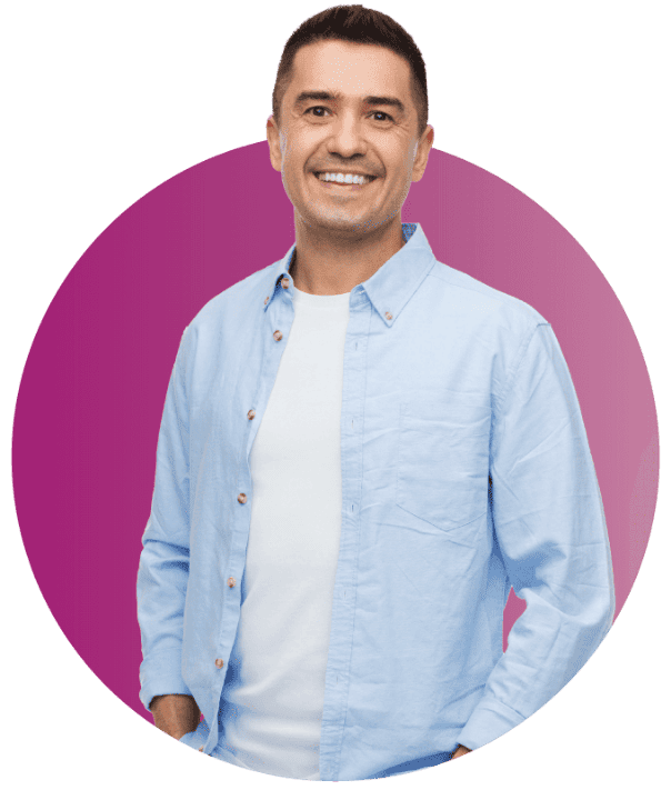 Person smiling