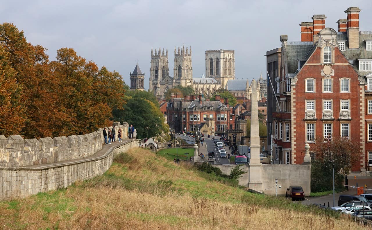 York Minster and Wall