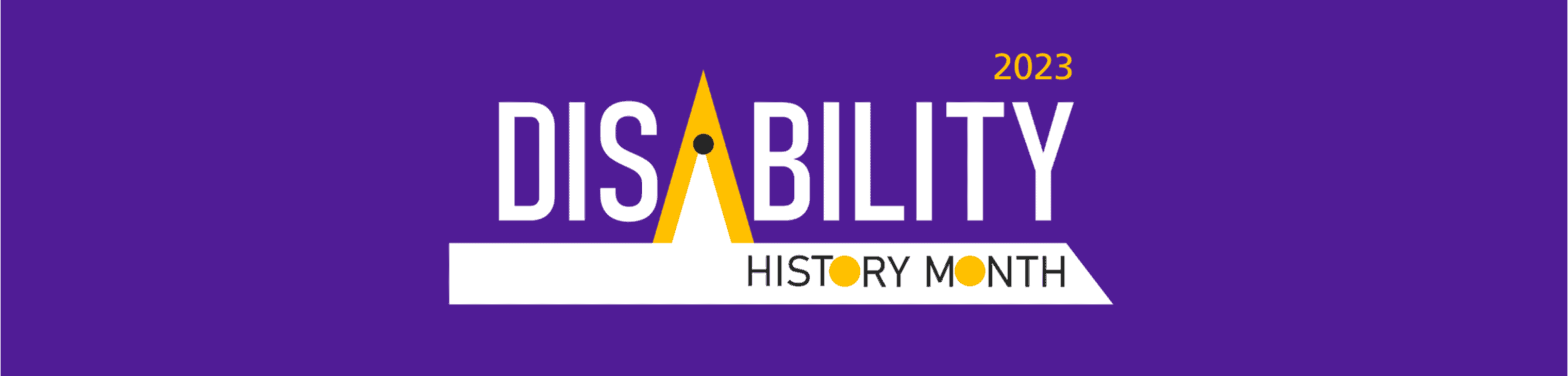 UK Disability History Month 2023 logo cover art