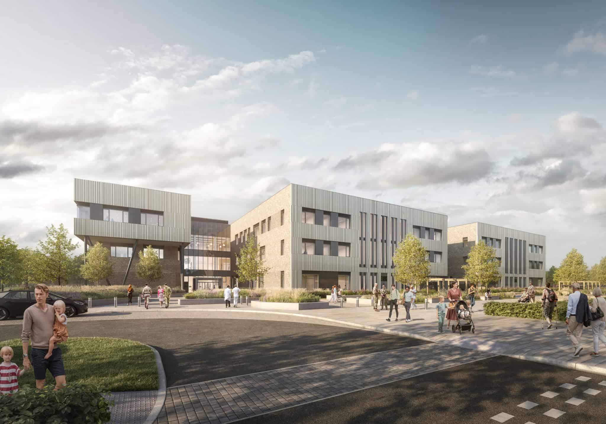 CGI of the Catterick Integrated Care Campus
